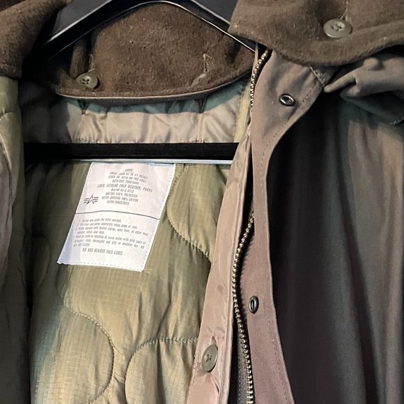 Alpha Industries Lined Cold Weather Fishtail Parka - Picture 10 of 11